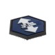 The Man The Legend Rubber Patch, Add some humor to your gear with this bold “The Man